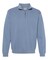 Comfort Colors® Garment-Dyed Quarter Zip Long Sleeve Sweatshirt